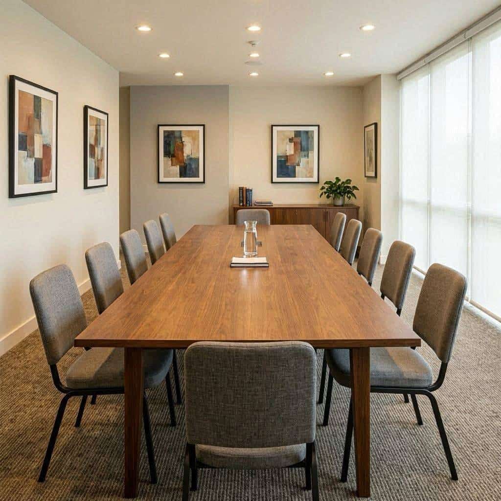 写字楼办公视频会议区整体消杀后，设备防潮启动程序应参照哪些环境传感器反馈